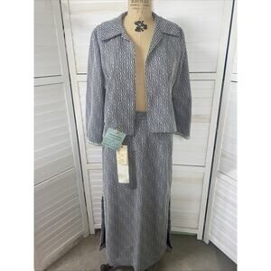 Handmade 80s 2 Piece Women’s Jacket Skirt Suit Pima County Fair Winner 1984 Med